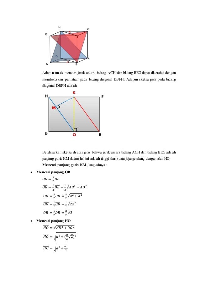Soal dan Pembahasan Soal Geometri Olimpiade SMA