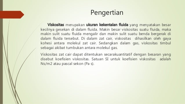 viskositas