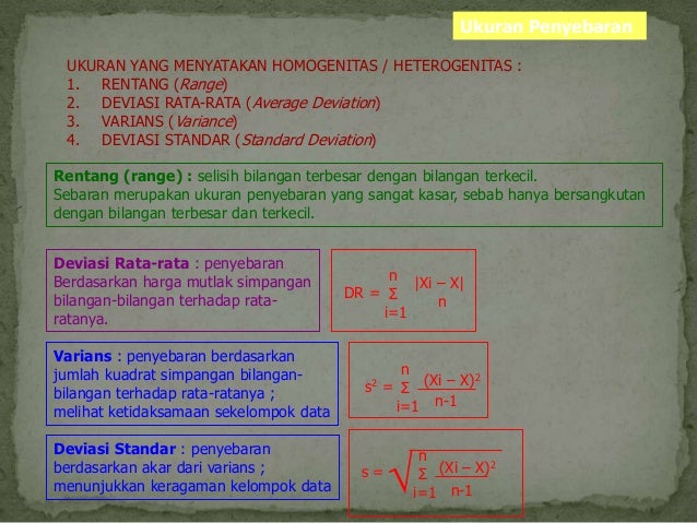 Beberapa Pengertian Dasar Dalam Statistika