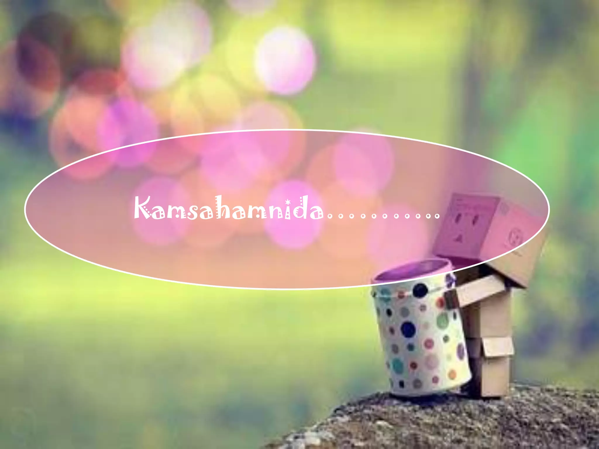 Kamsahamnida………..
 