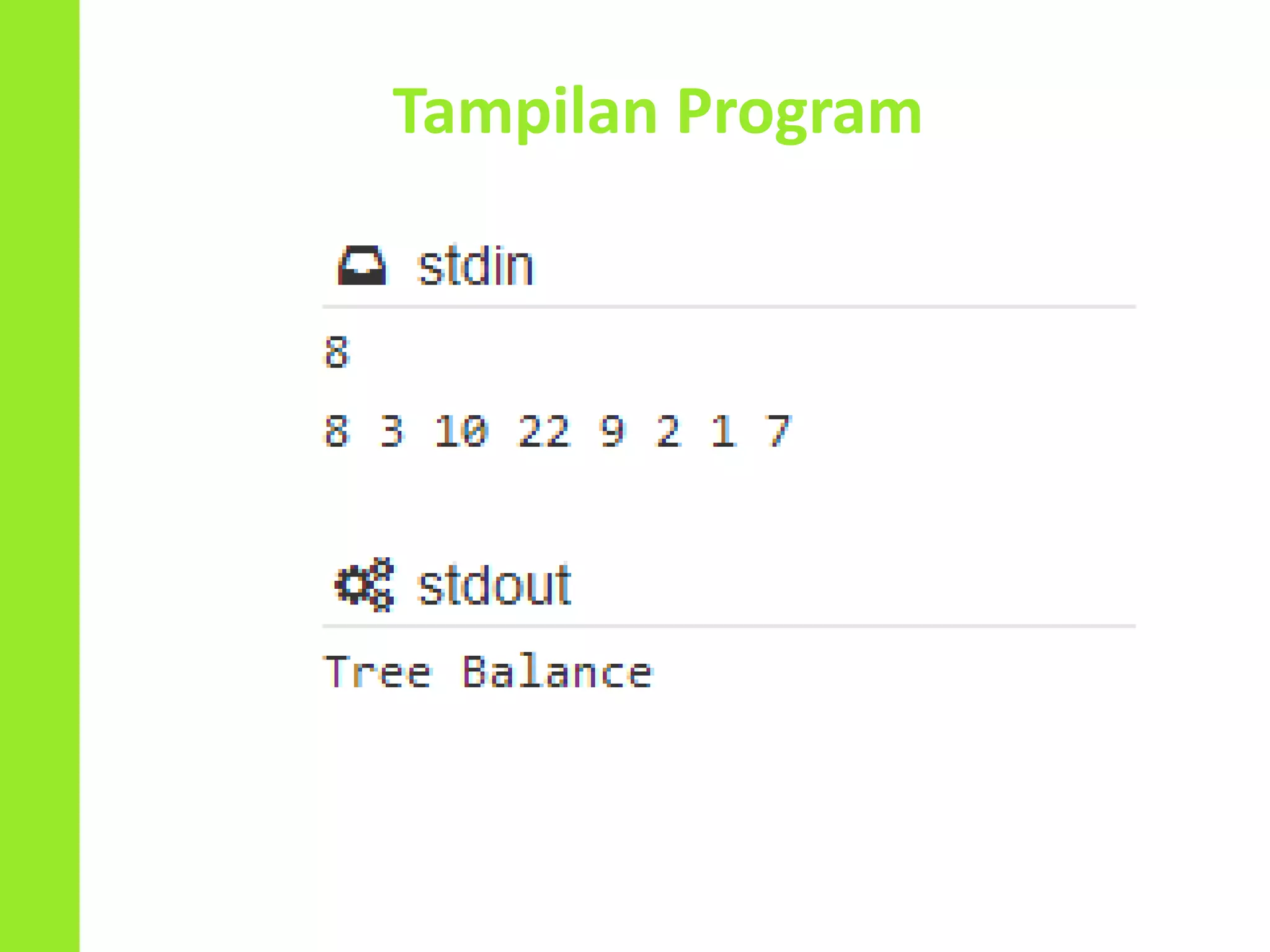 Tampilan Program
 