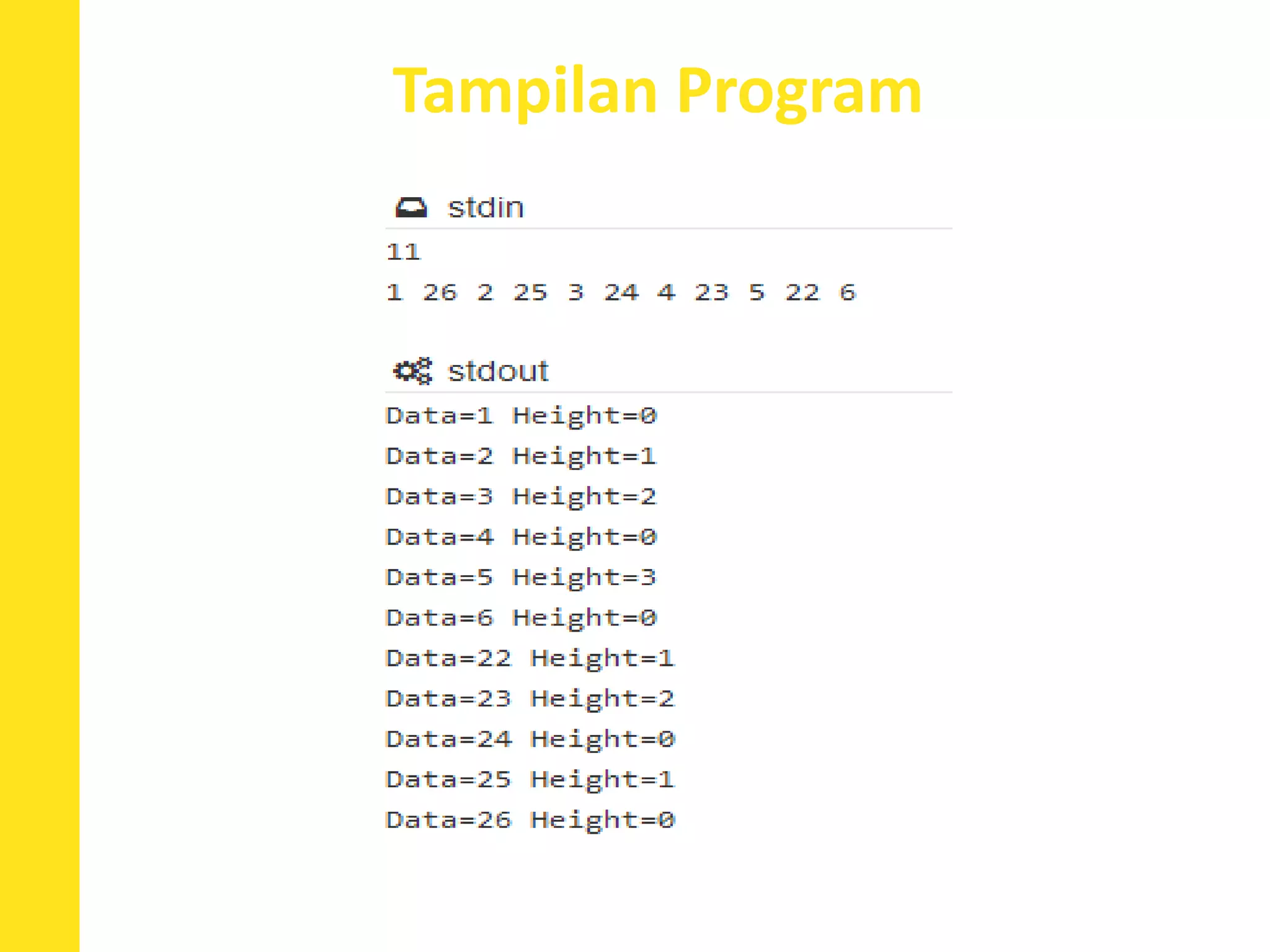Tampilan Program
 