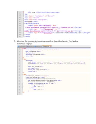 Penerapan Json Pada PHP | PDF