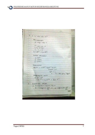 POLITEKNIK MANUFAKTUR NEGERI BANGKA BELITUNG
Tugas 2 MTK3 7