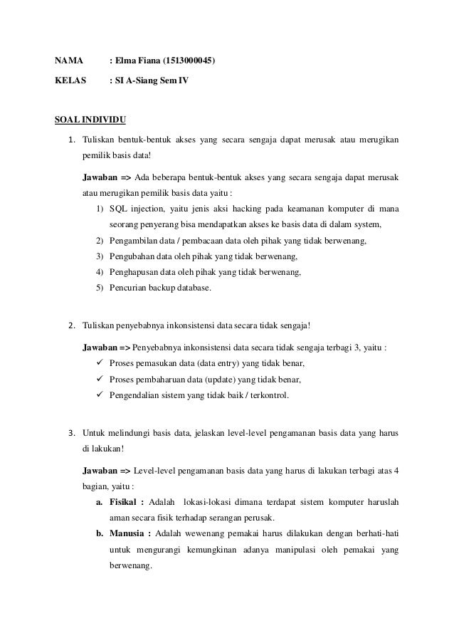 Soal Uts Manajemen Basis Data Revisi Id Soal Uts Manajemen Basis Data Revisi Id