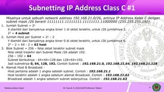 Subnetting - Perhitungan Subnet | PPTX