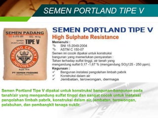 SEMEN PORTLAND TIPE V
 