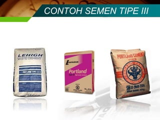 CONTOH SEMEN TIPE III
 