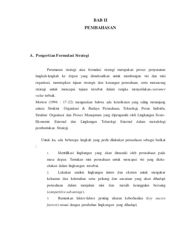 Makalah Manajemen Stratejik Ke-2