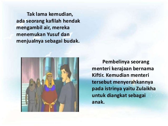 Contoh Kisah Keteladanan Nabi Yusuf AS