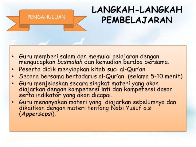 Contoh Kisah Keteladanan Nabi Yusuf AS