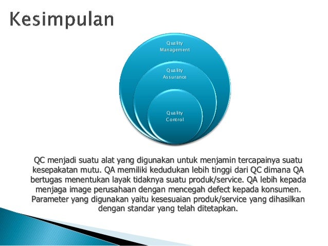 Tugas 2 Perbedaan Qa Vs Qc Kelompok 6