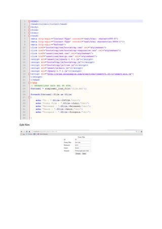 Edit film
 
