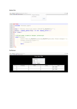 Delete film
Perfileman
 