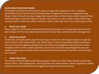 Tugas 4 BIAYA STANDAR | PPTX