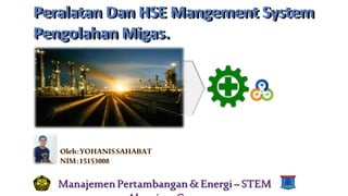ManajemenPertambangan&Energi–STEM
 