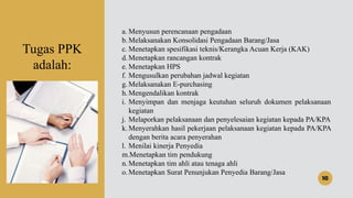 Aspek Hukum & Manajemen Kontrak Konsep Pengadaan Barang dan Jasa | PPTX