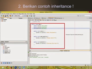 Analogi Inheritance istilah inheritance pada Pemrograman Berorientasi Object | PPT