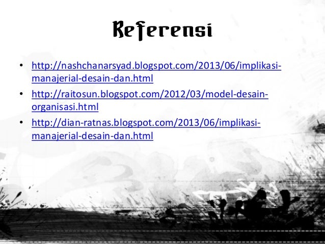 Desain dan struktur organisasi