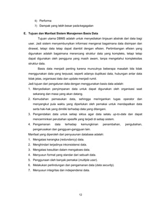 SISTEM MANAJEMEN BASIS DATA | PDF