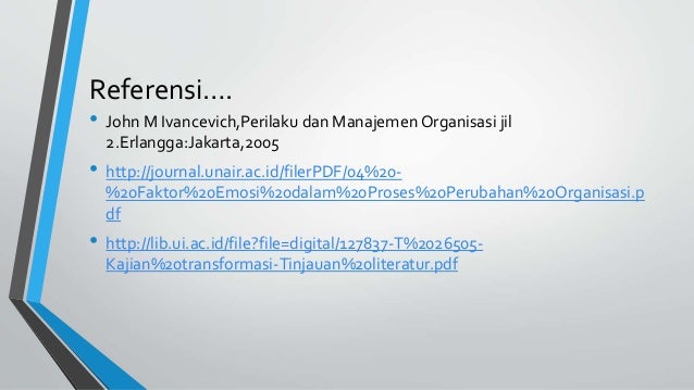 Tugas 6 Perubahan Pengembangan Organisasi