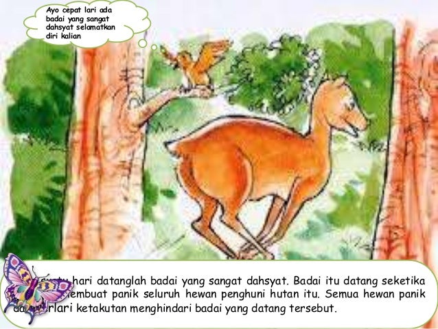 Cerita Kupukupu dan semut