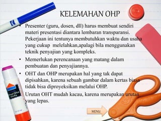 Pengembangan Ohp Dan Oht Pptx