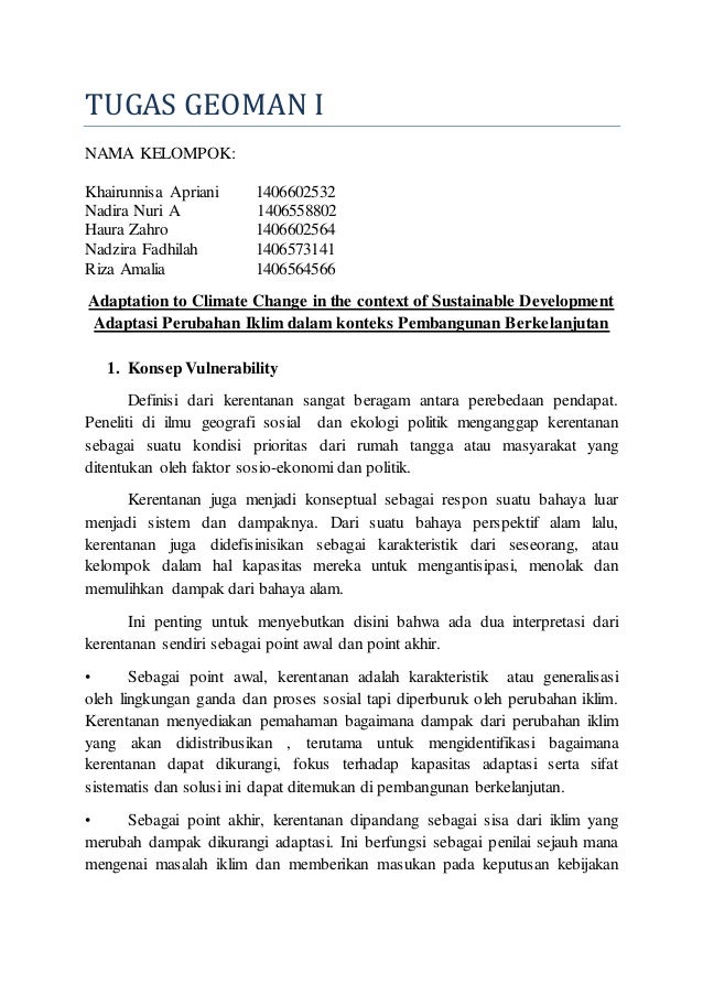 Tugas Adaptasi Kelompok 4 Tugas Adaptasi Kelompok 4