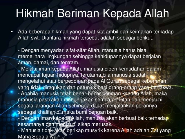 Sebutkan 3 Hikmah Beriman Kepada Malaikat Coba Sebutkan