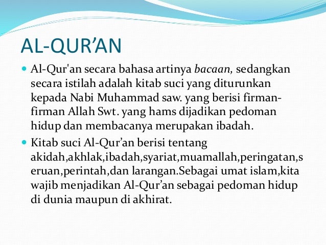 Kata Nabi Secara Bahasa Berarti KATABAKU