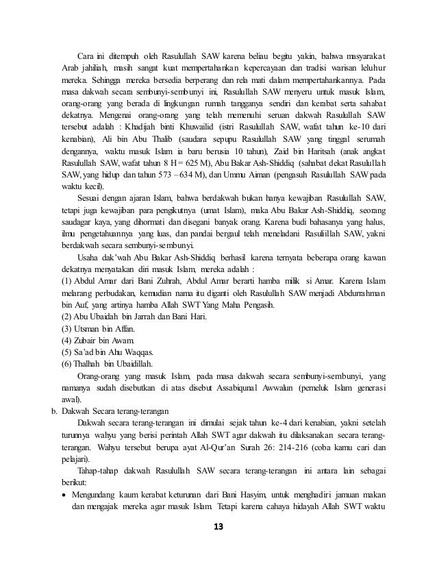 Makalah Agama Islam Kelas X Semester Genap