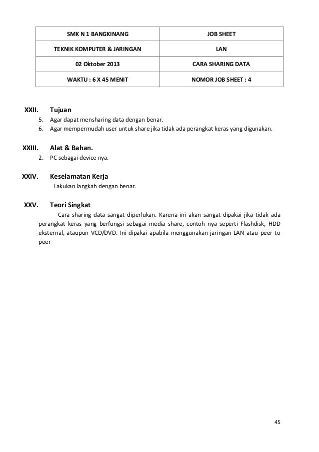 Contoh Kata Pengantar Jobsheet Smk - Download Contoh Lengkap Gratis ️