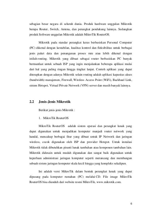 Tugas akhir mikotik hotspot user manager