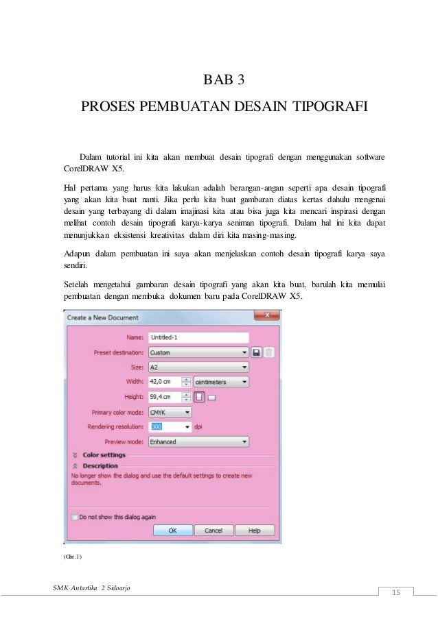 Desain Tipografi Menggunakan CorelDRAW Desain Tipografi Menggunakan CorelDRAW