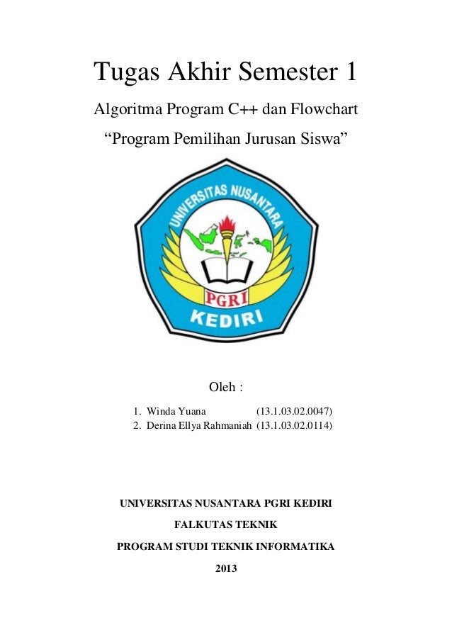 Algoritma Pemrograman - Contoh Program Penjurusan Mhs Algoritma Pemrograman - Contoh Program Penjurusan Mhs