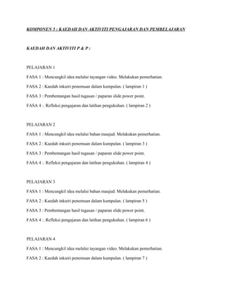 Tugasan 2 unit pengajaran kpd3016