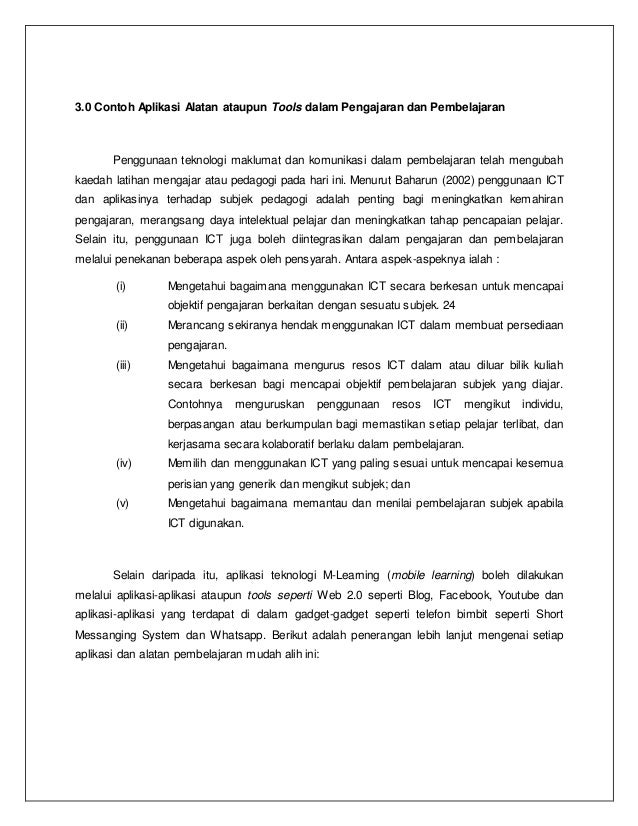 Penggunaan Tools Atau Alatan Dalam Pembelajaran Abad Ke 21