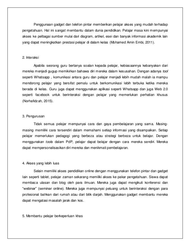 Contoh Soalan Karangan Esei - Selangor j