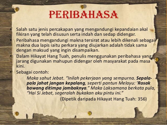 Contoh Hikayat Hang Tuah - Contoh Top