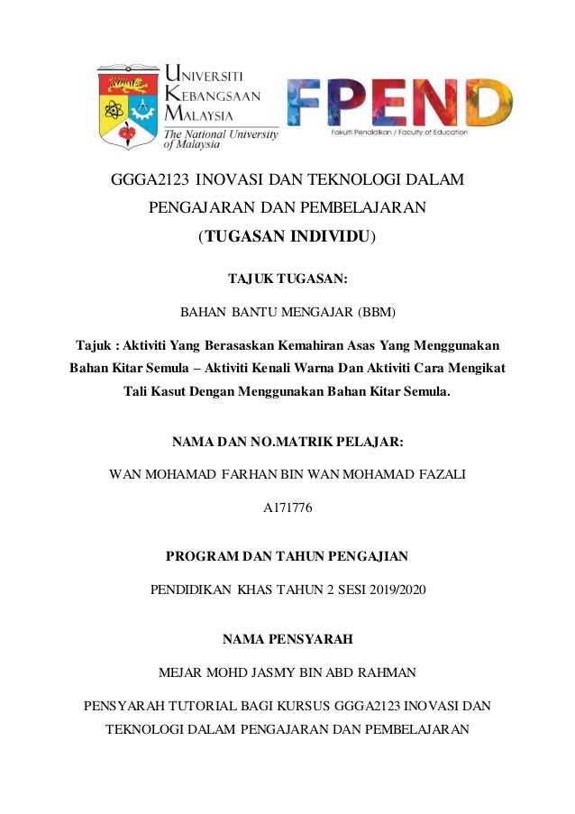 inovasi dalam pengajaran dan pembelajaran