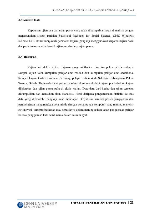 Tugasan Kaedah Penyelidikan Oum