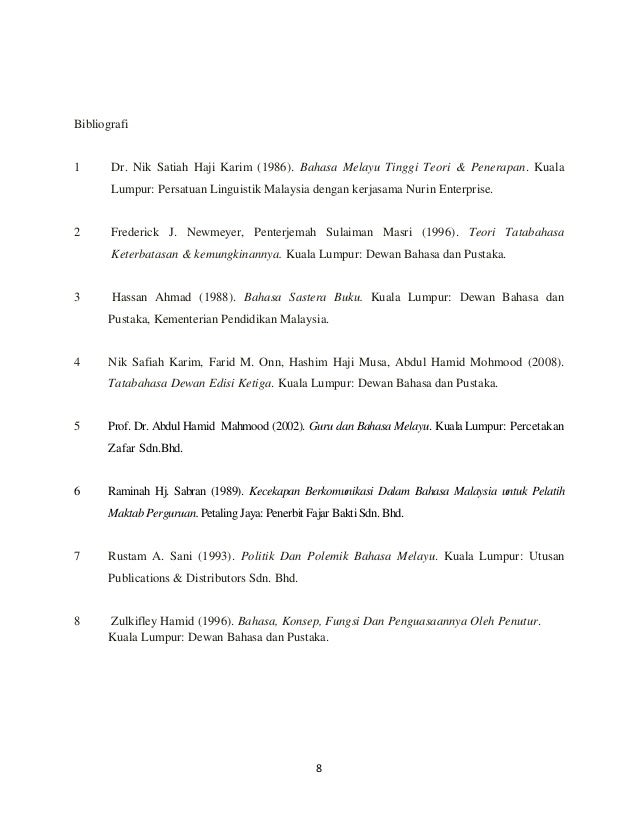 Tugasan Krb 3033 Pengantaran Bahasa Melayu