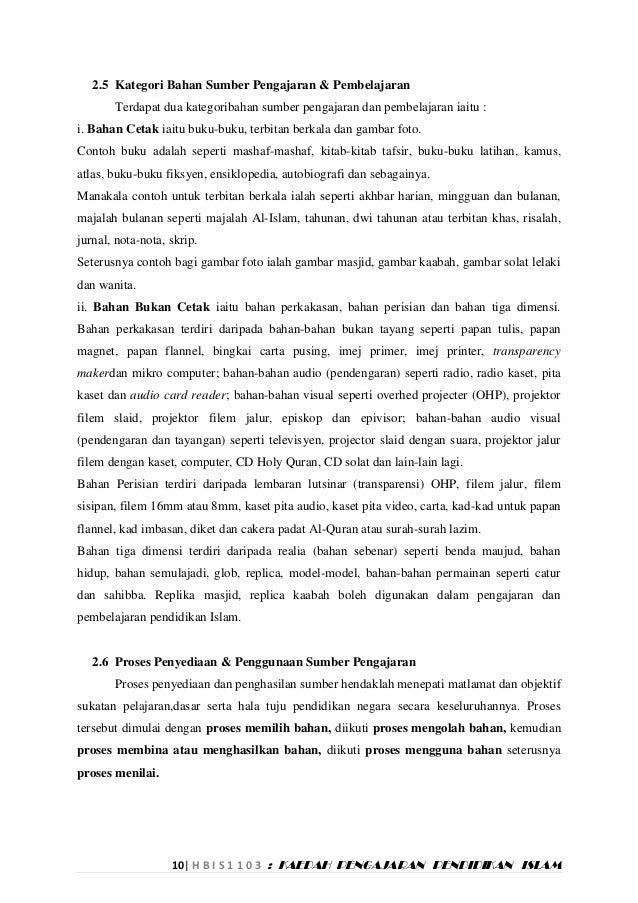 Tugasan pendidikan islam hbis1103 ustazah siti eshah salleh