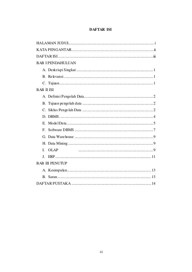 Makalah Sistem Pengolah Data