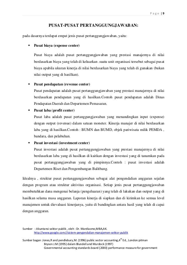 Sistem Pengendalian Sektor Publik