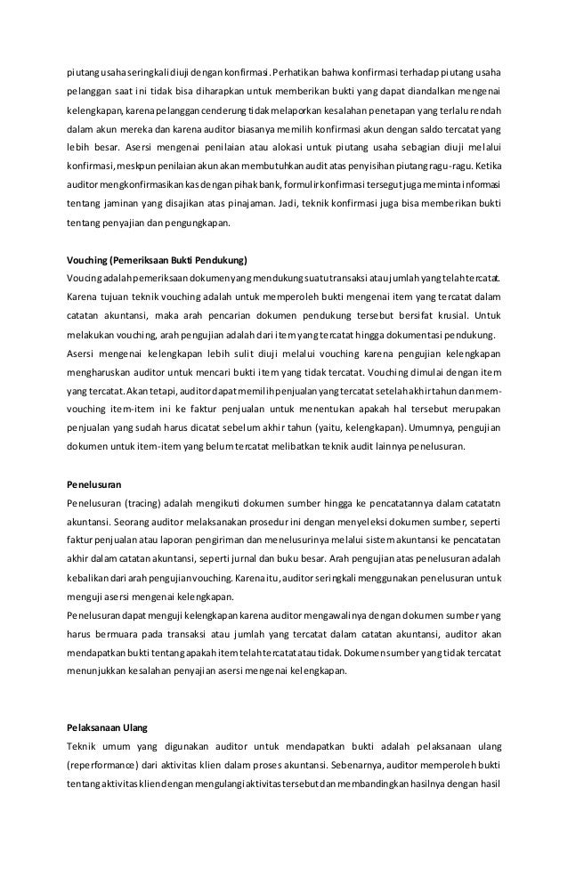 Tugas audit kas dan setara kas