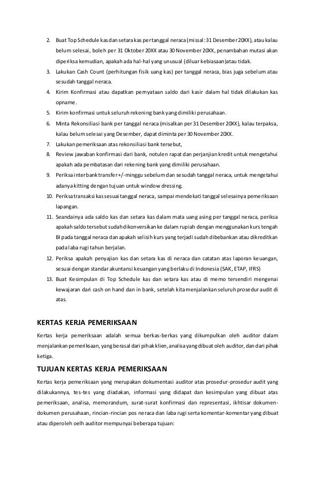 Contoh Surat Penyerahan Dokumen Untuk Tujuan Audit