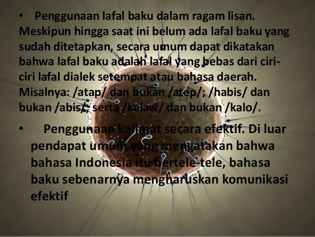 Berbahasa indonesia yang baik dan benar