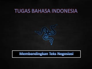 TUGAS BAHASA INDONESIA
 
