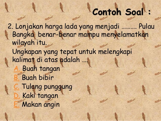Ungkapan Peribahasa Kata Baku Kata Serapantugas Bahasa Indonesia